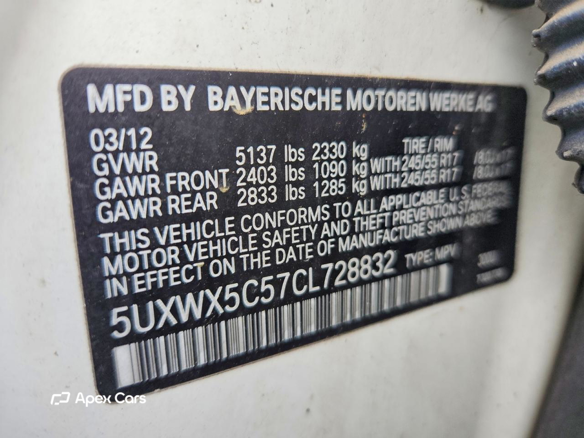BMW X3 2012