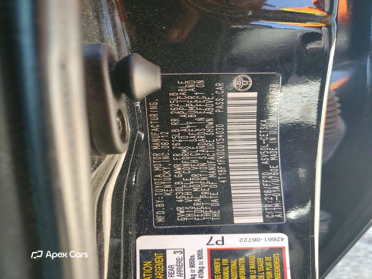 Toyota Camry 2012
