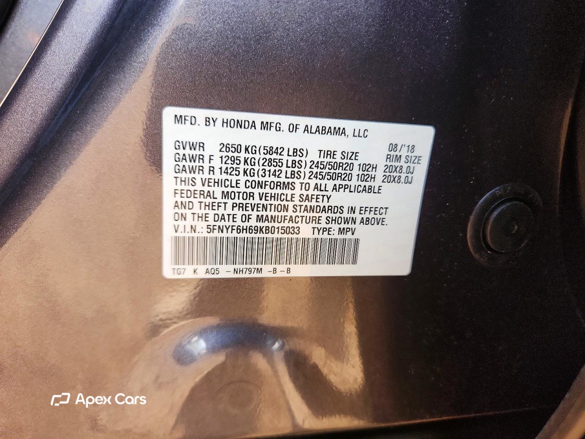 Honda Pilot 2019