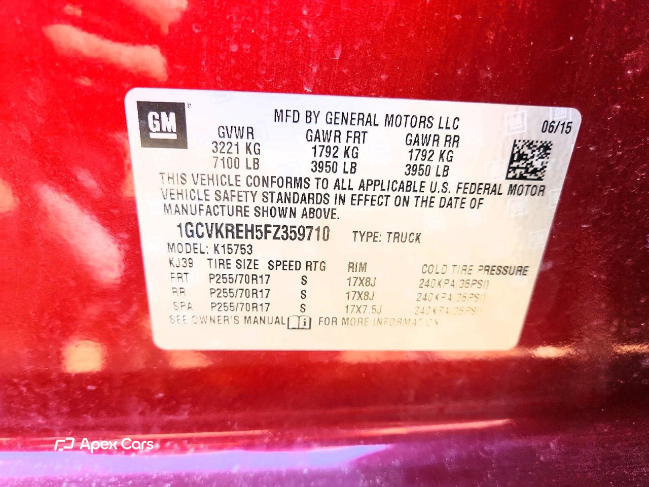 Chevrolet Silverado 2015