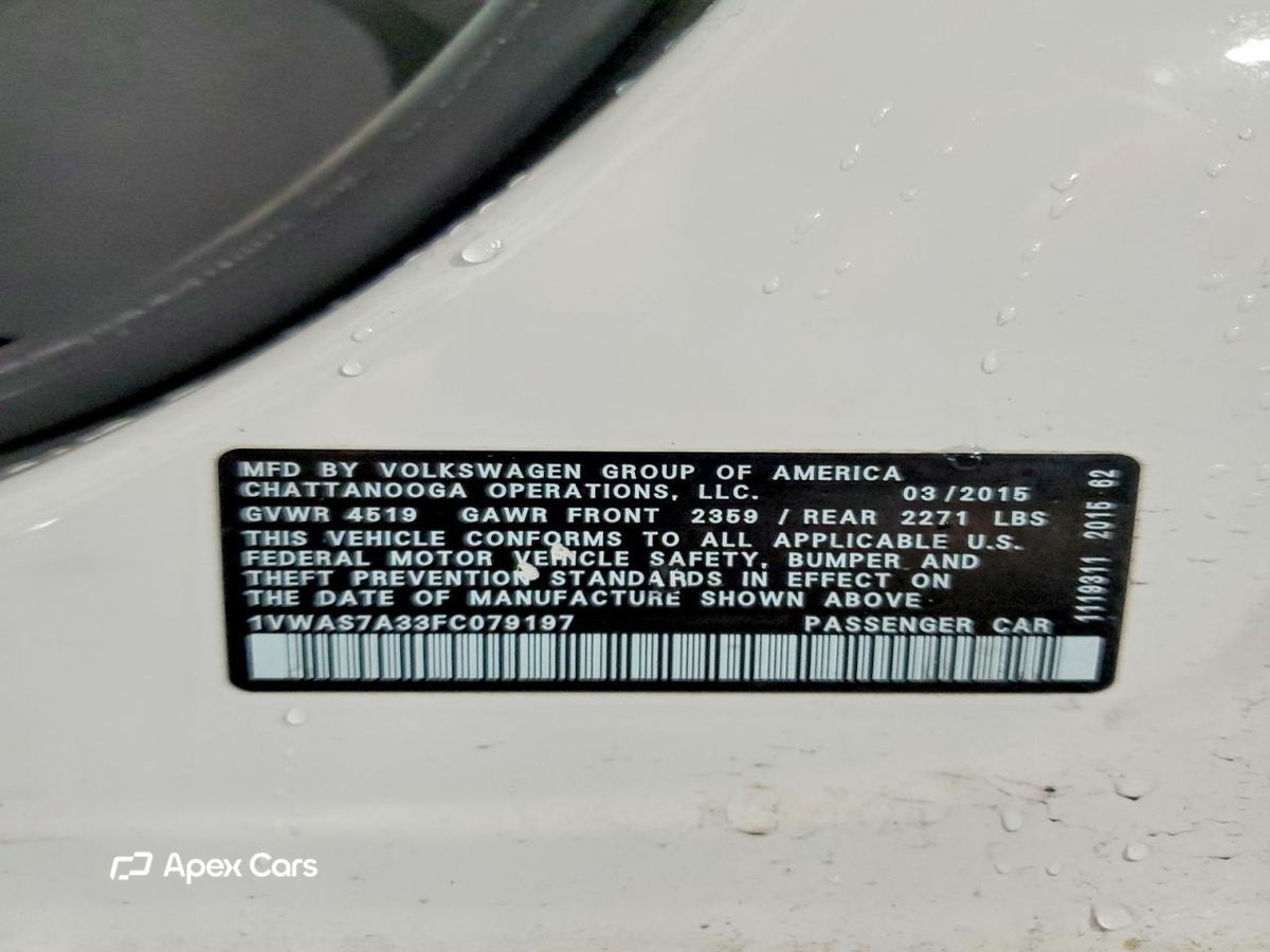 Volkswagen Passat 2015