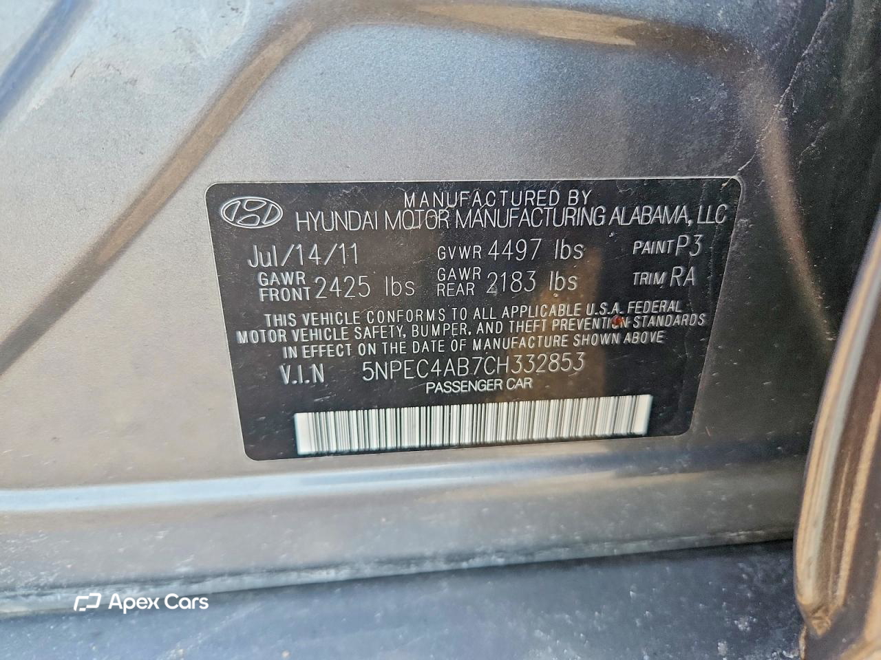 Hyundai Sonata 2012