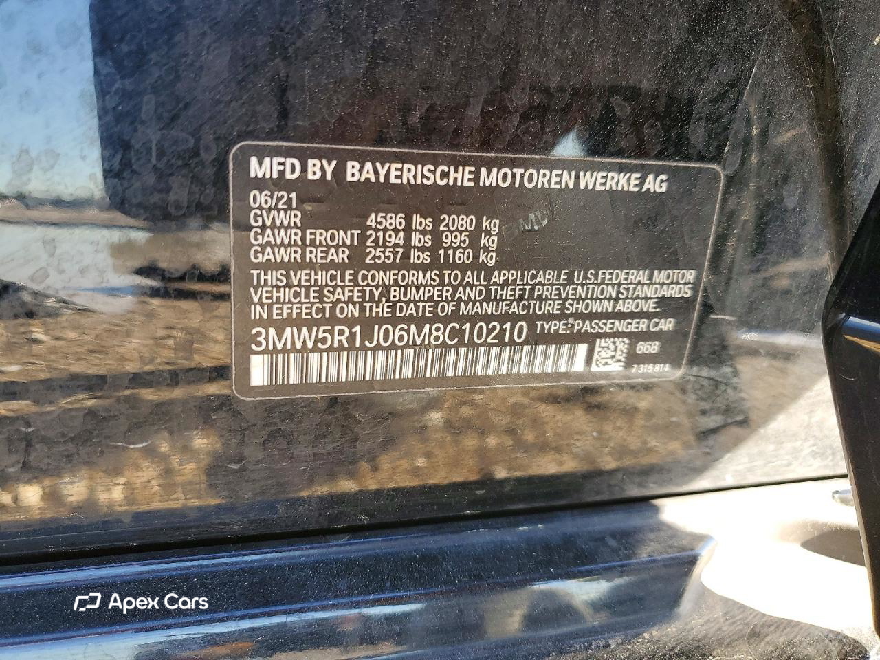BMW Series 3 2021