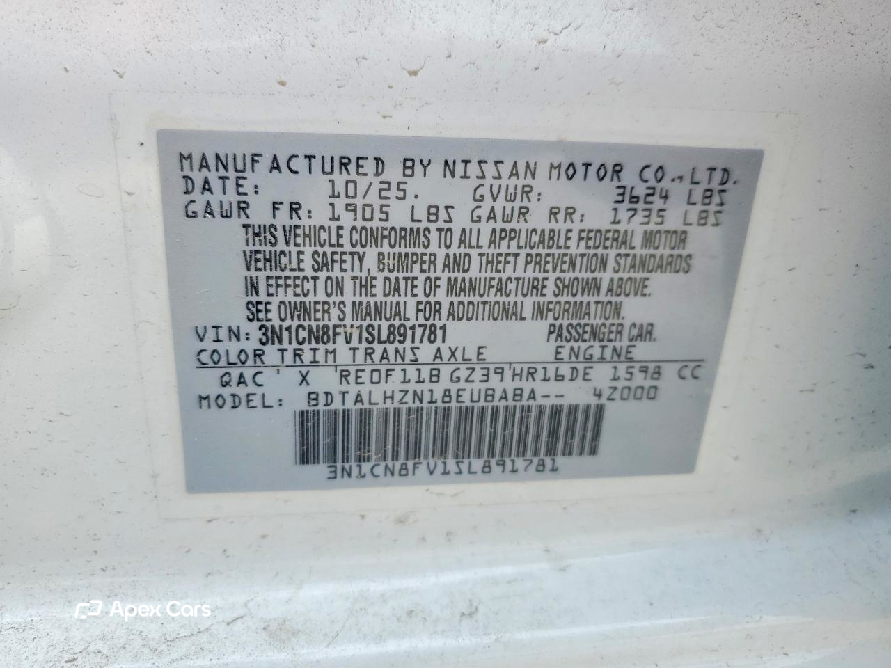 Nissan Versa 2025
