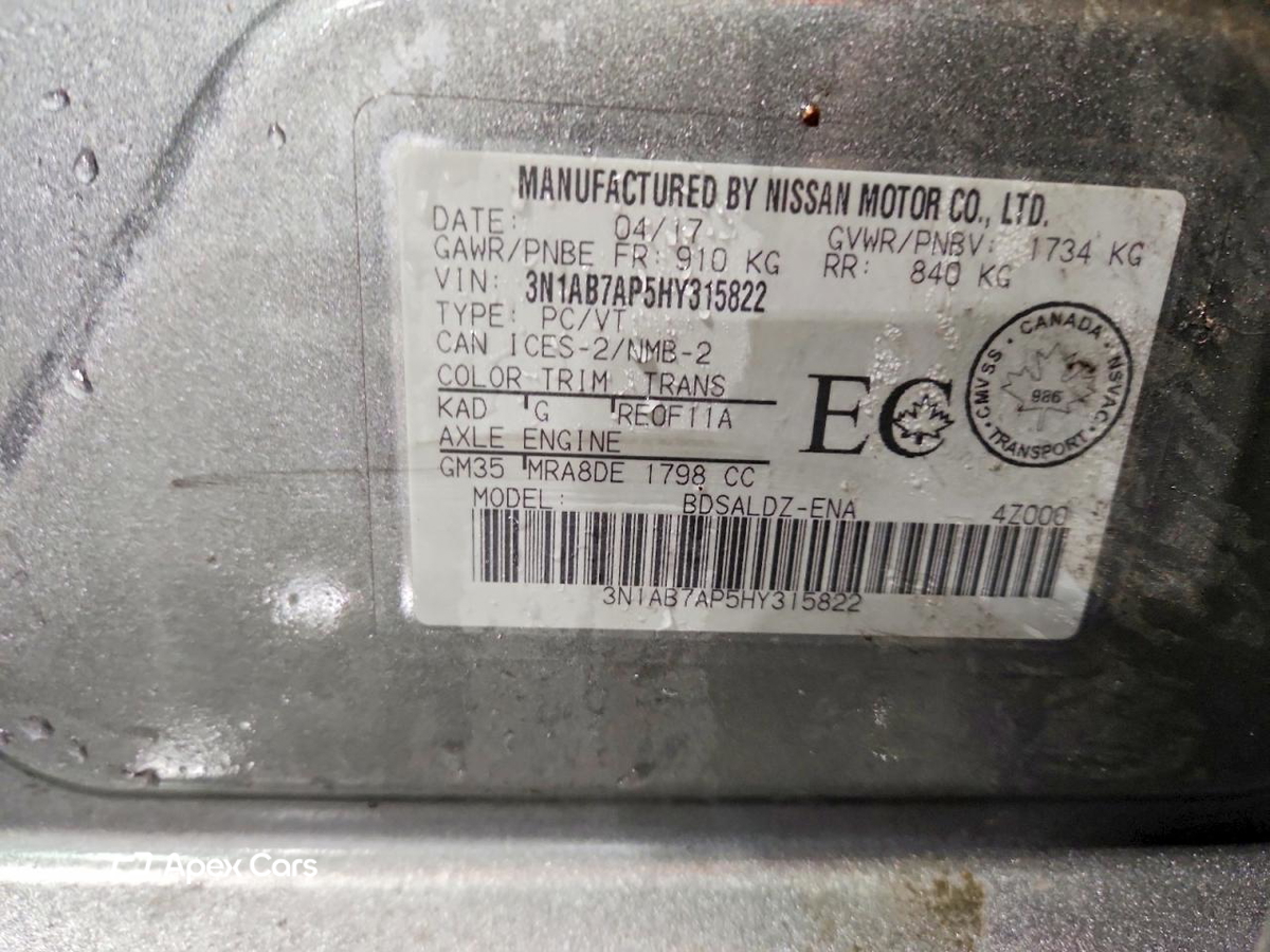 Nissan Sentra 2017