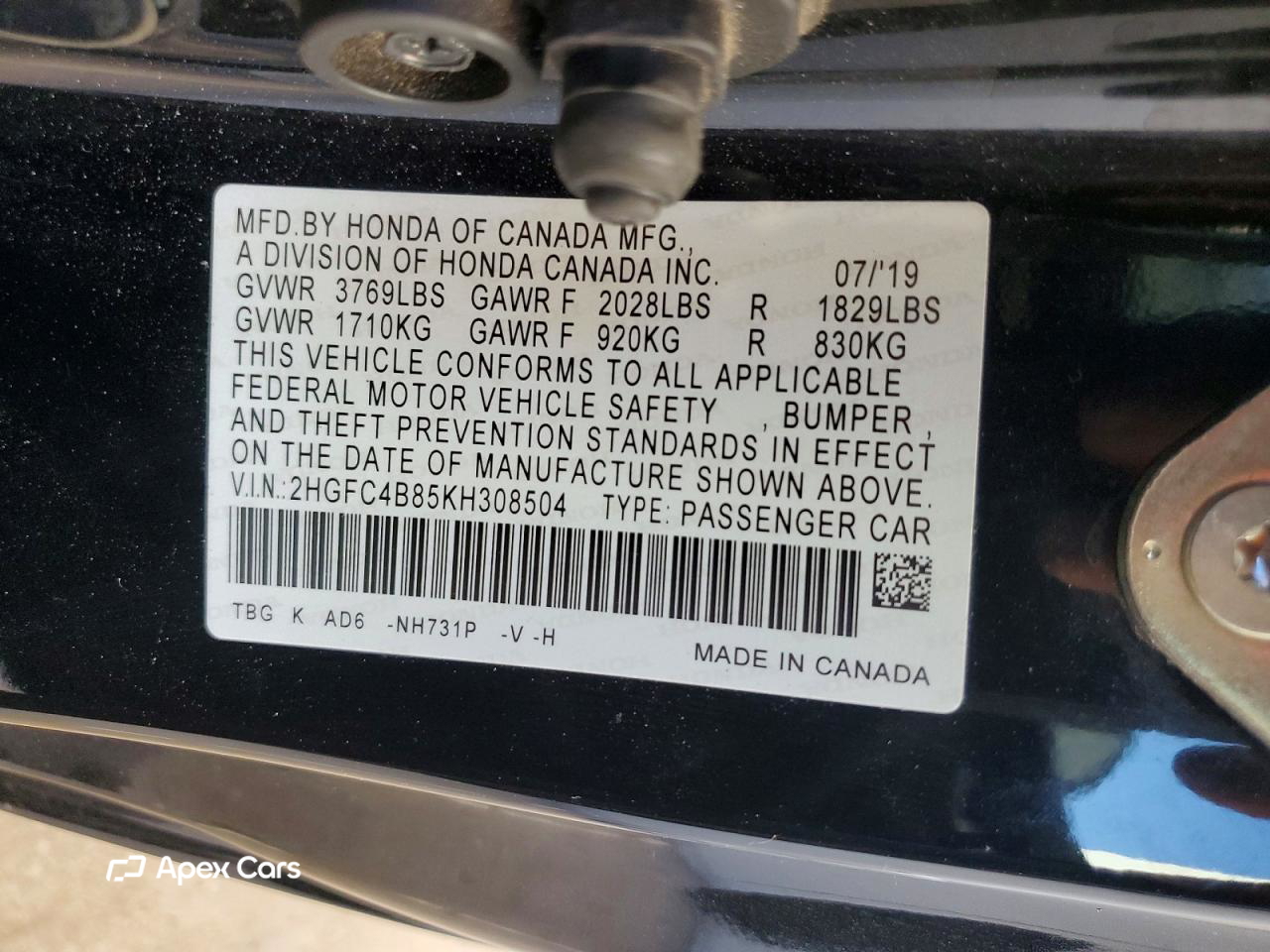 Honda Civic 2019
