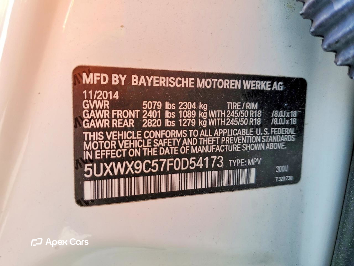 BMW X3 2015