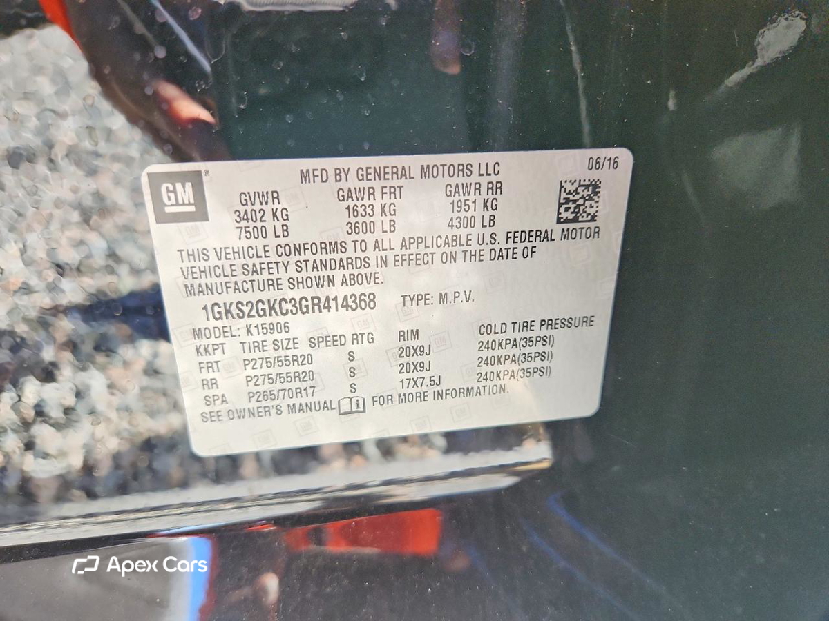 GMC Yukon 2016