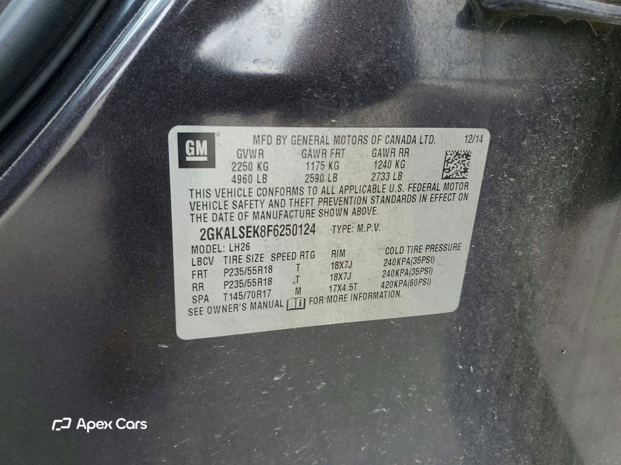 GMC Terrain 2015