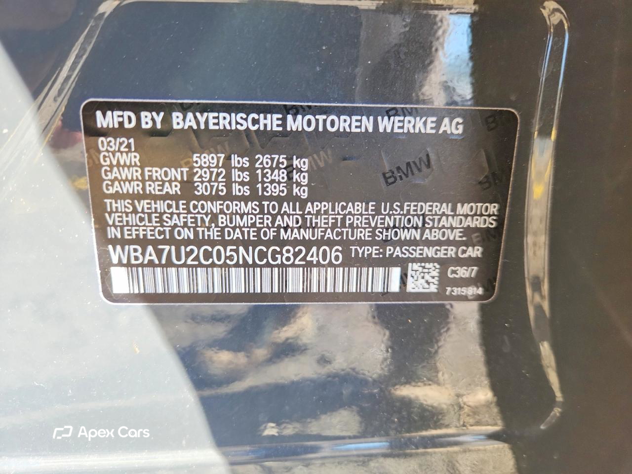 BMW Series 7 2022