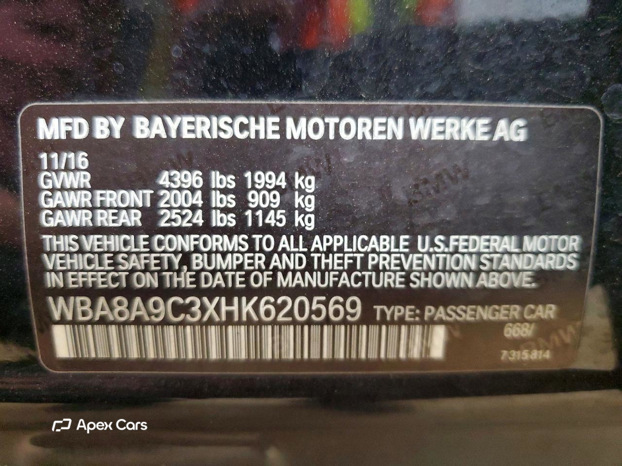 BMW Series 3 2017