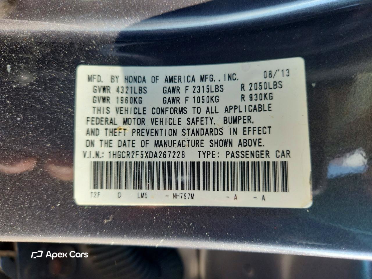 Honda Accord 2013