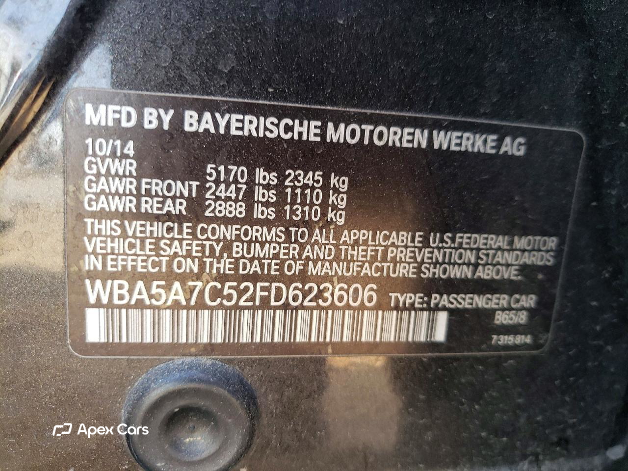 BMW Series 5 2015
