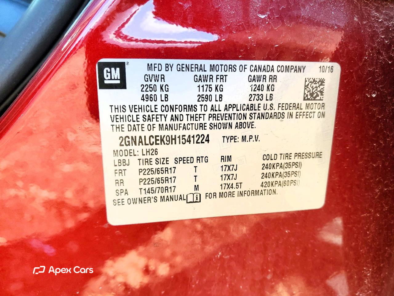 Chevrolet Equinox 2017
