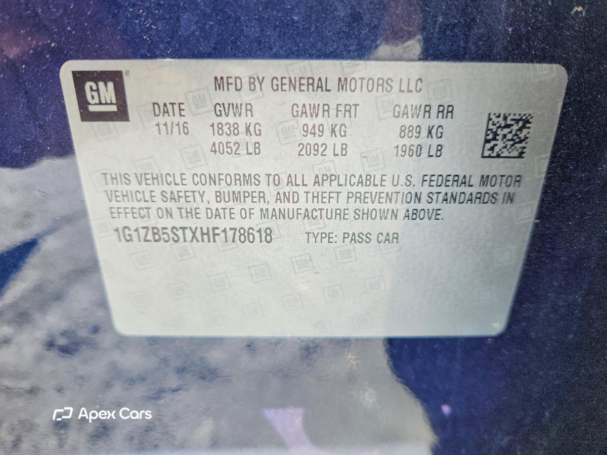 Chevrolet Malibu 2017
