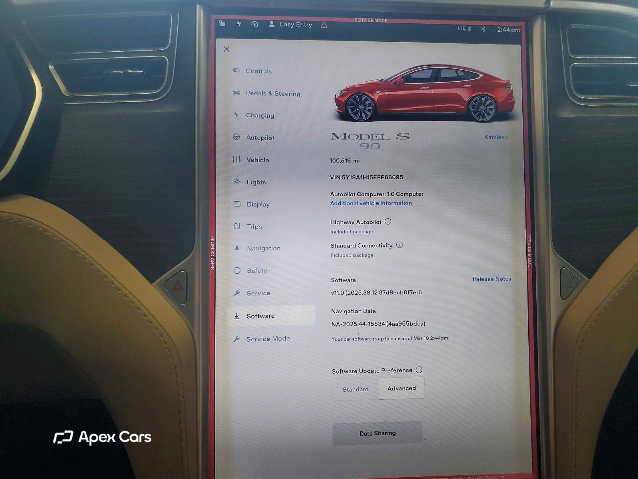 Tesla Model S 2014
