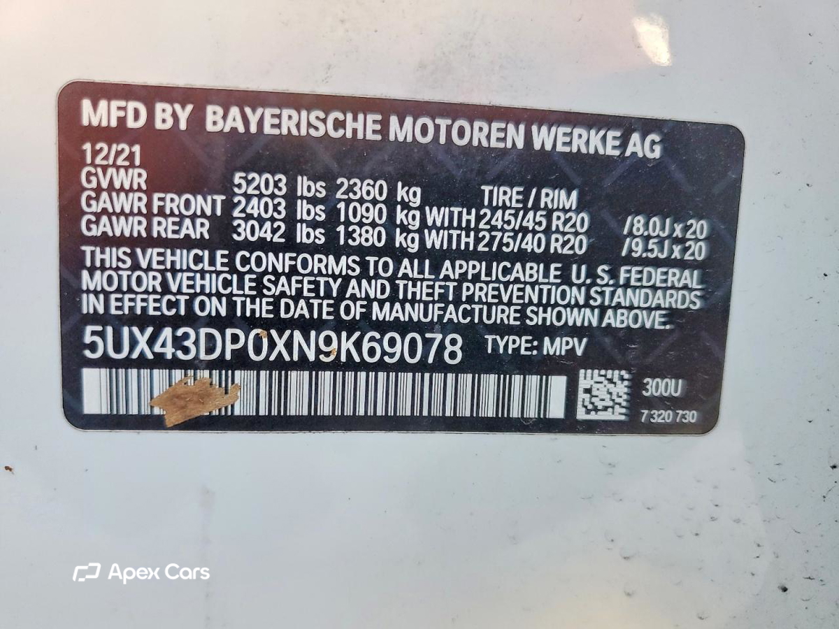 BMW X3 2022
