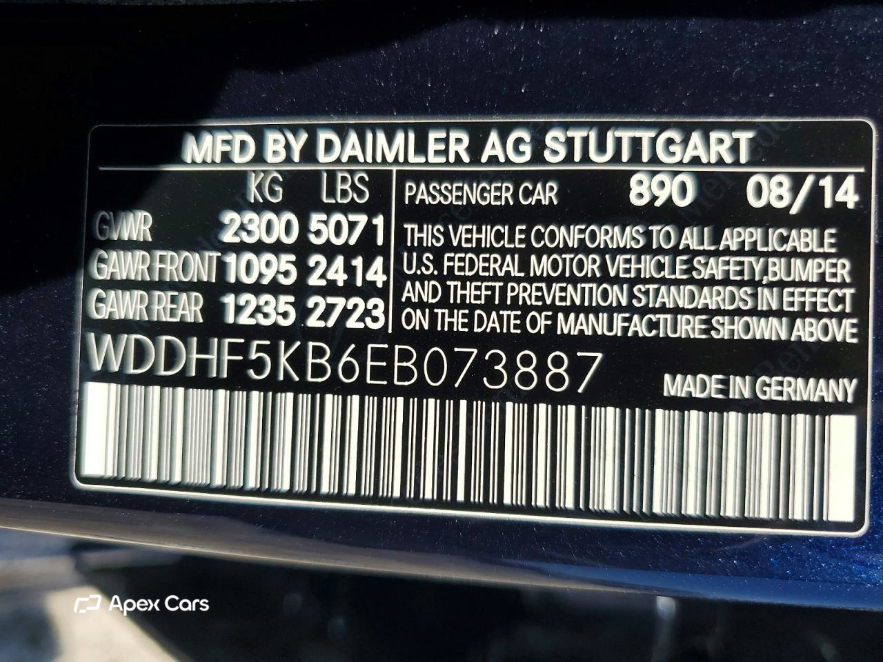 Mercedes-Benz E-klasse 2014