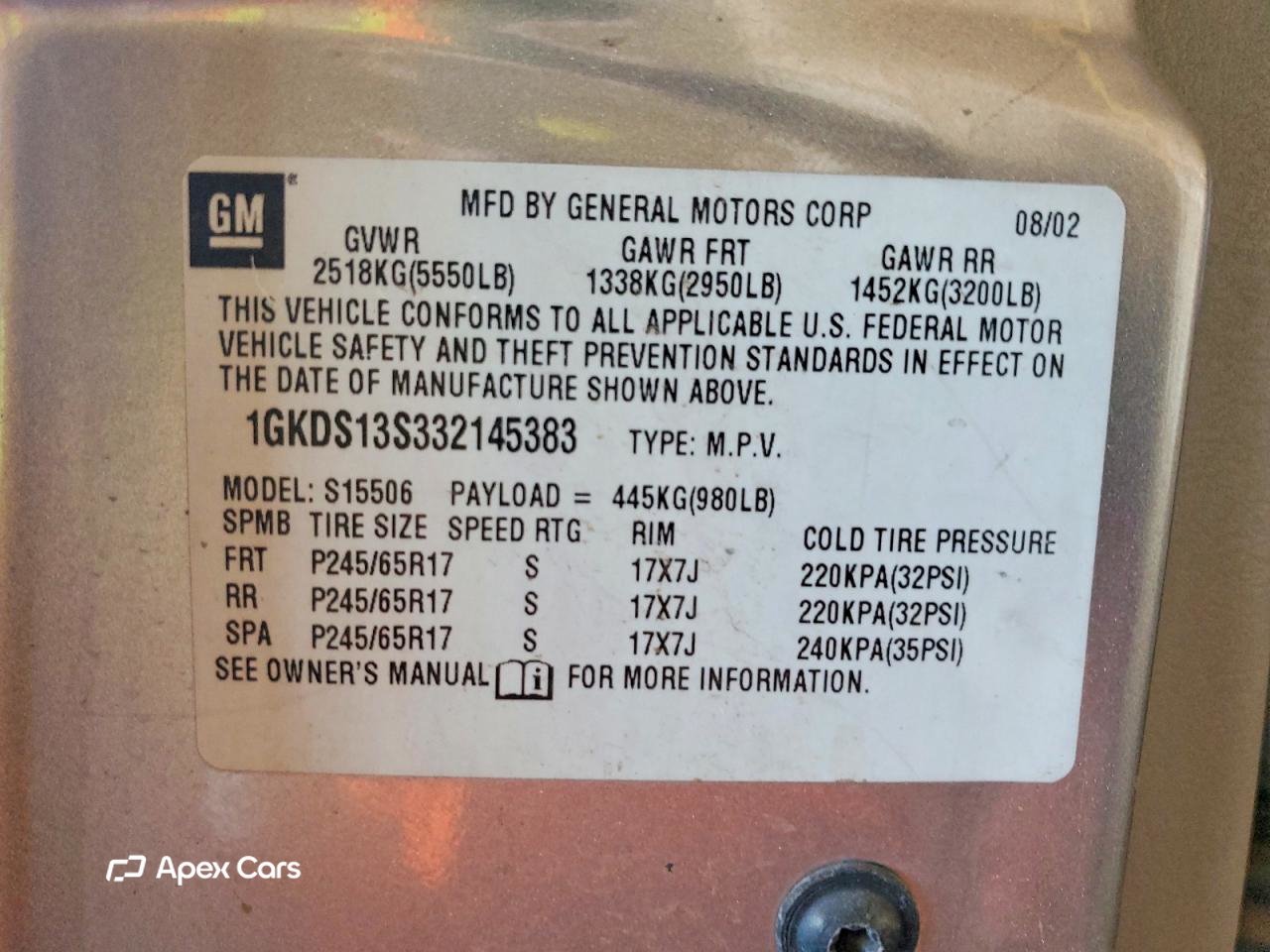GMC Envoy 2003