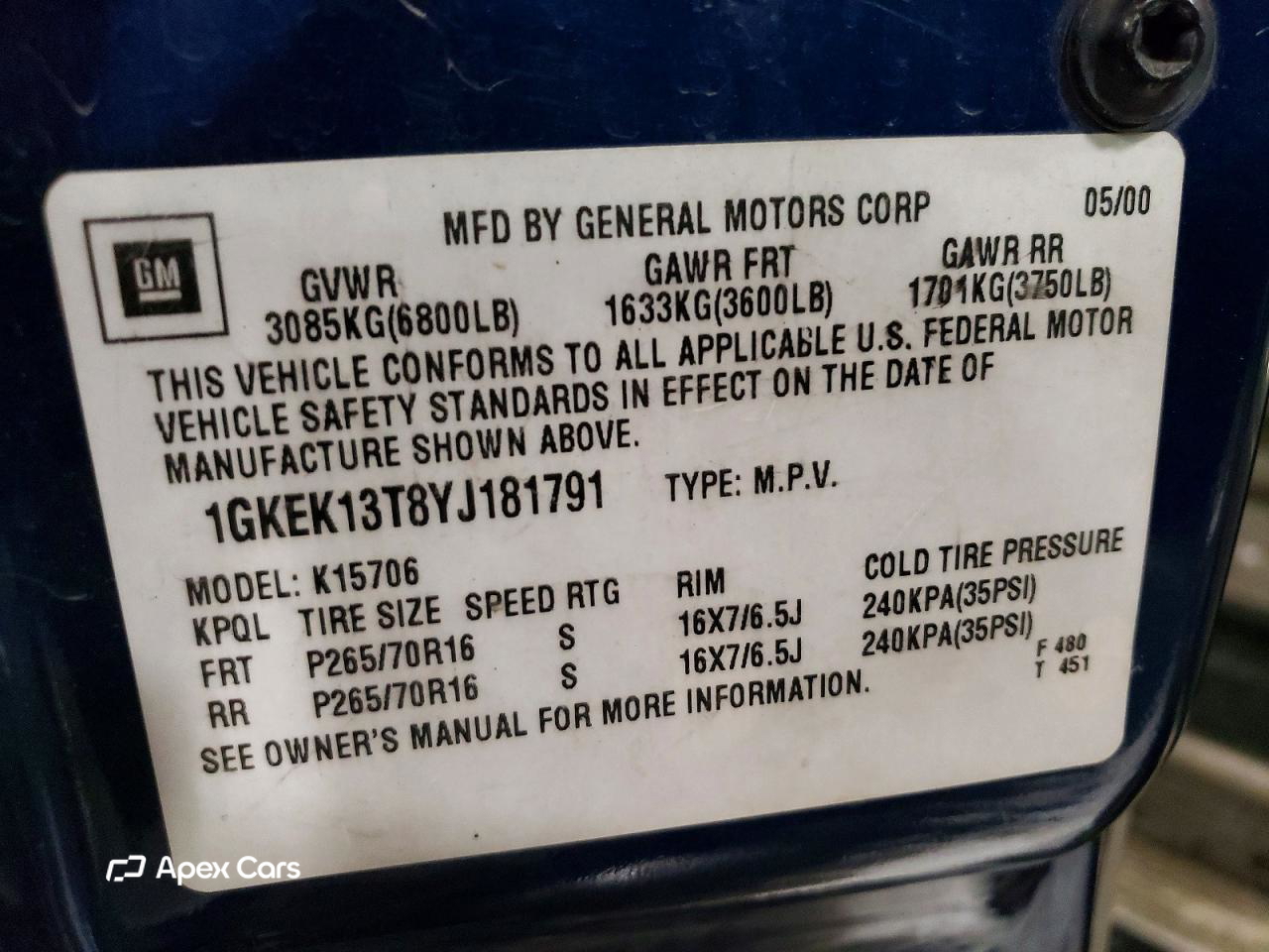 GMC Yukon 2000