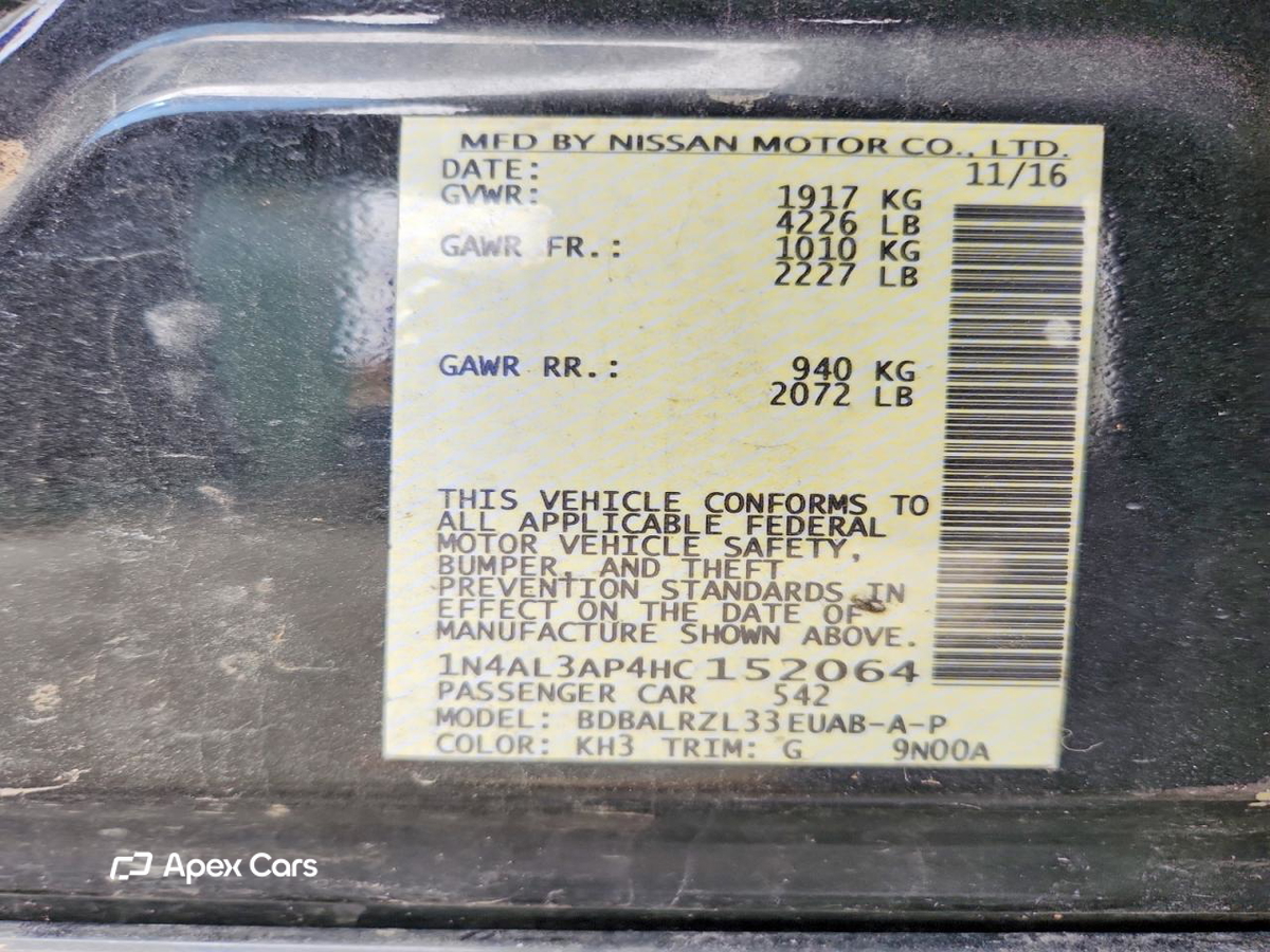 Nissan Altima 2017
