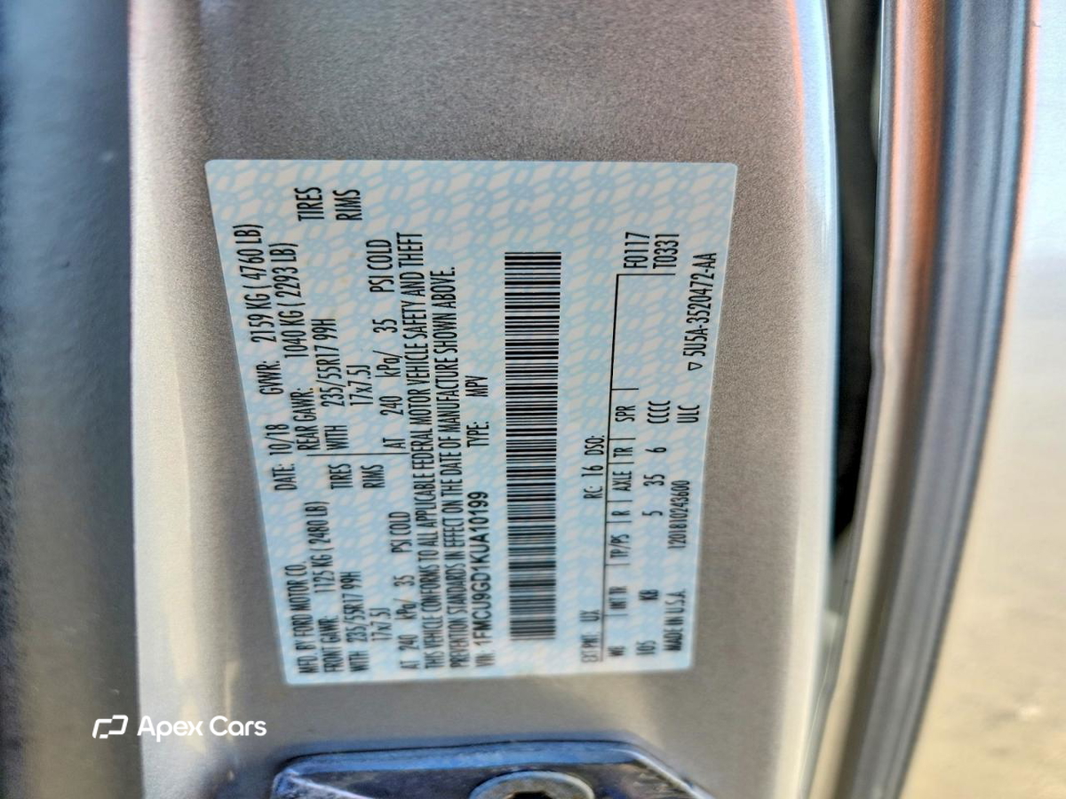 Ford Escape 2019