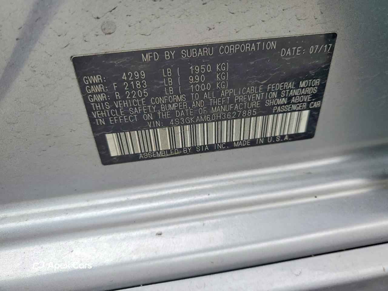 Subaru Impreza 2017