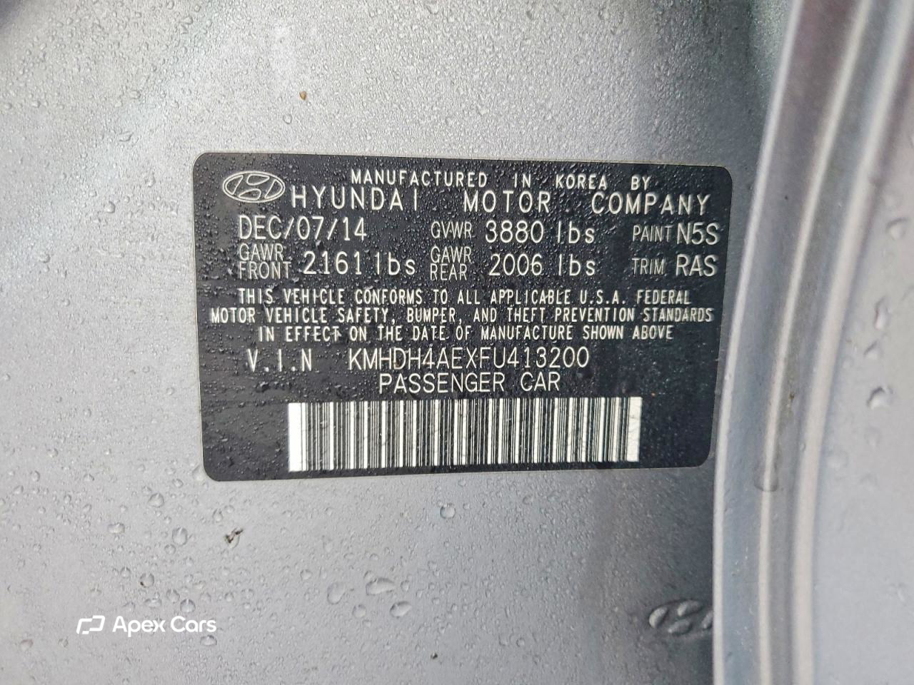 Hyundai Elantra 2015