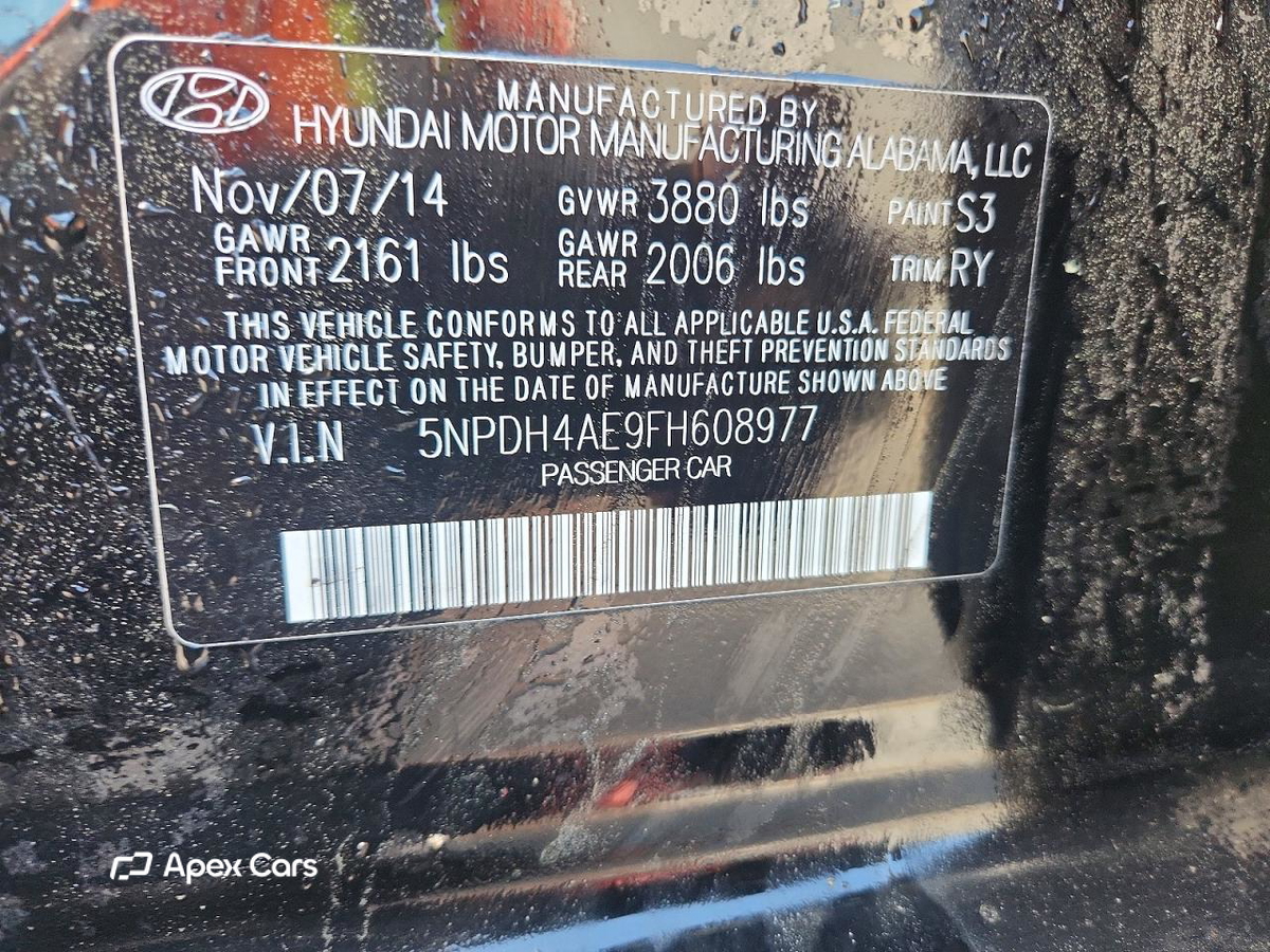 Hyundai Elantra 2015