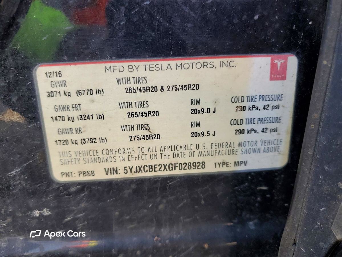 Tesla Model X 2016