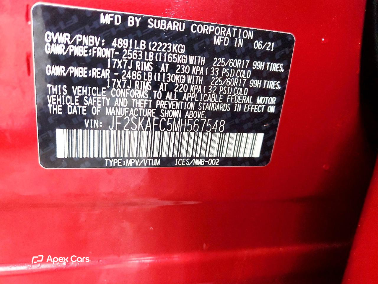 Subaru Forester 2021