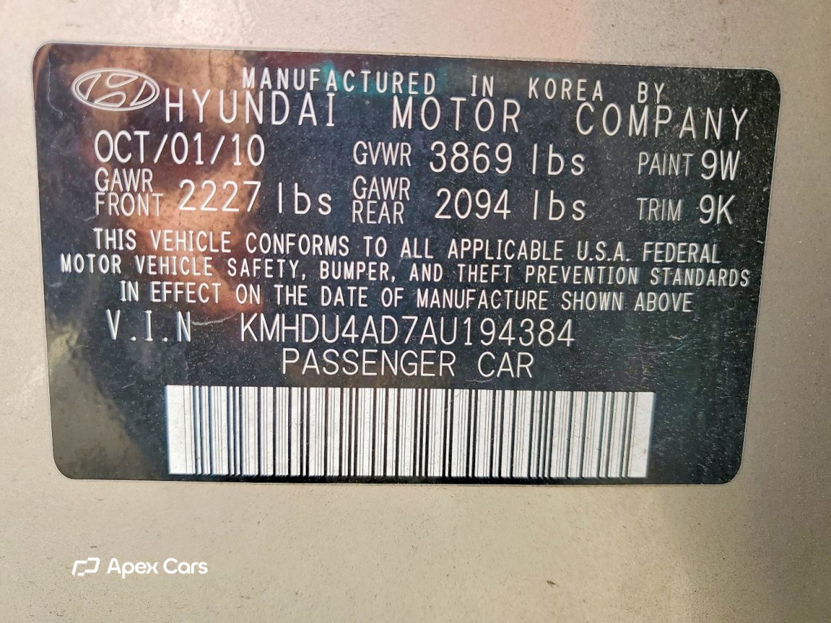 Hyundai Elantra 2010