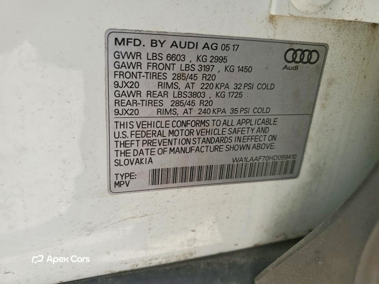 Audi Q7 2017