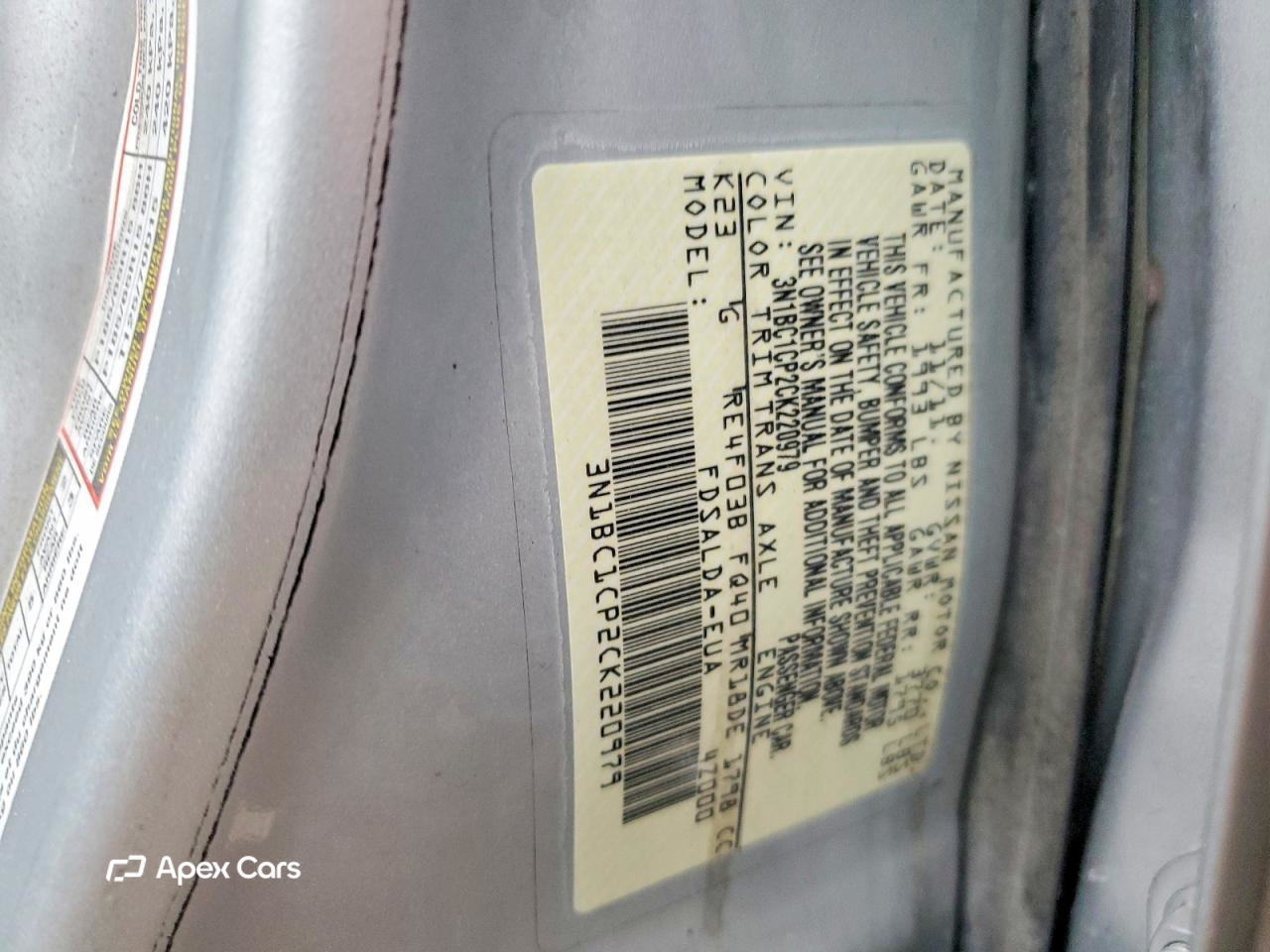 Nissan Versa 2012