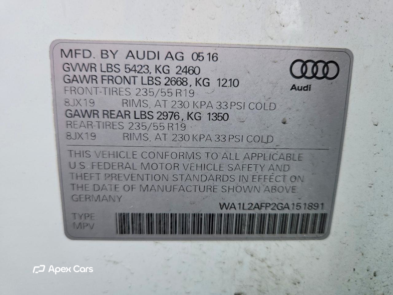 Audi Q5 2016