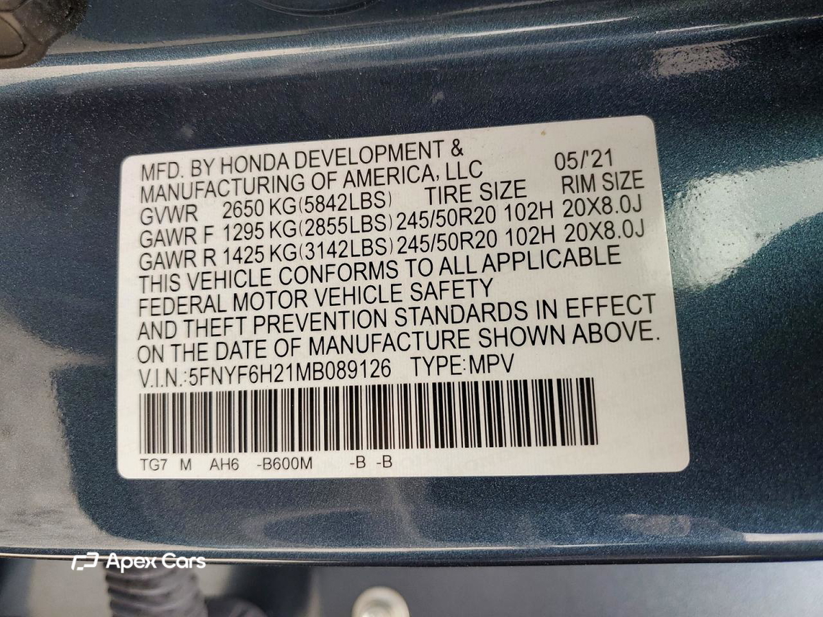 Honda Pilot 2021