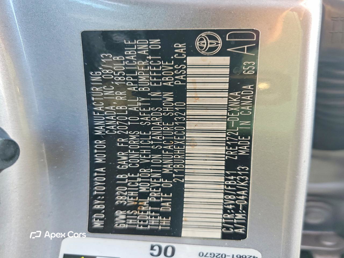 Toyota Corolla 2014