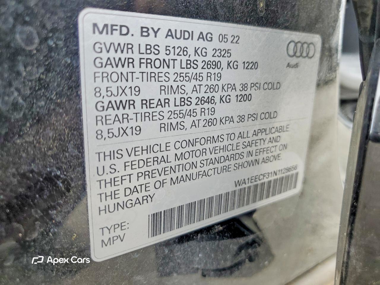 Audi Q3 2022