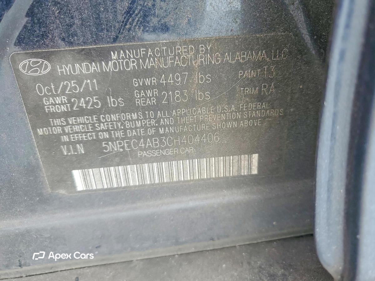 Hyundai Sonata 2012