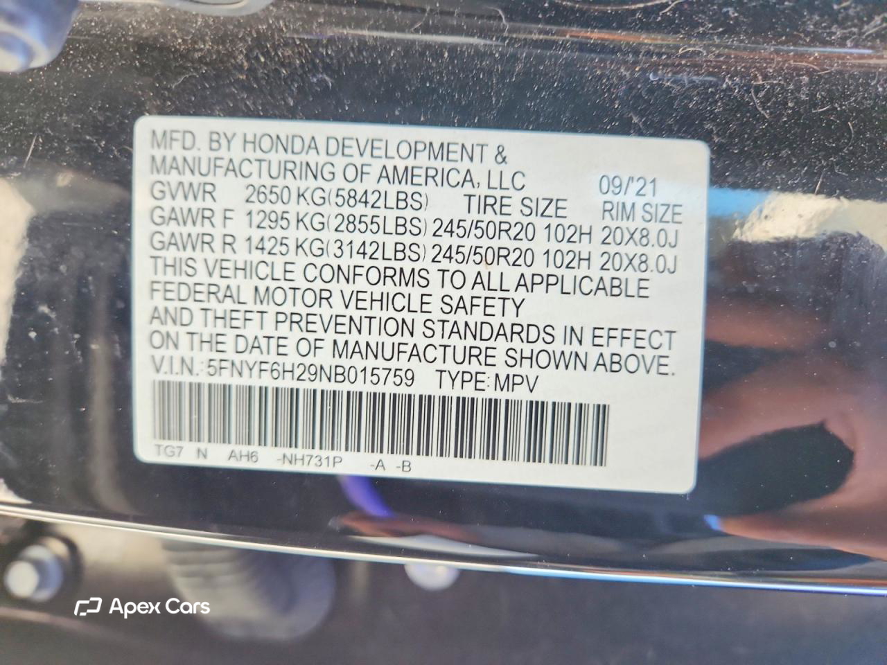 Honda Pilot 2022