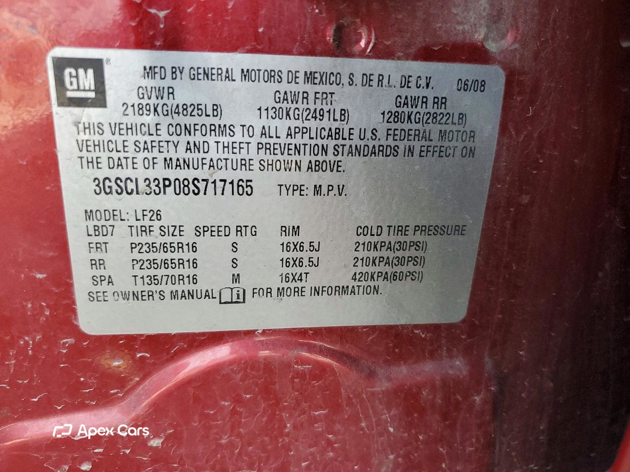 Saturn VUE 2008