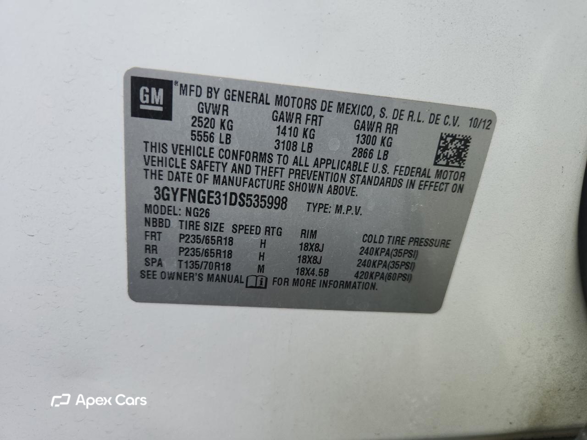 Cadillac SRX 2013