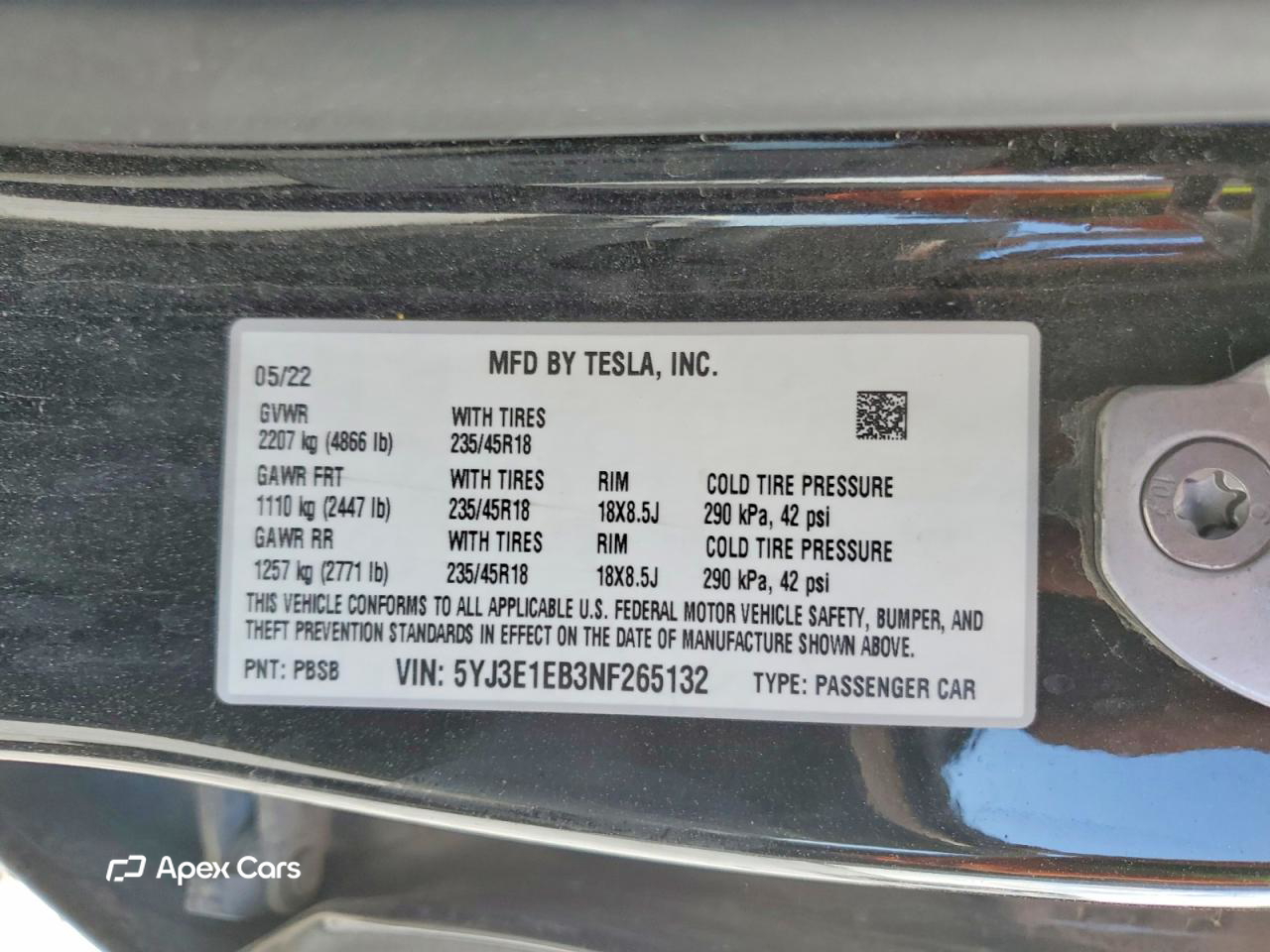 Tesla Model 3 2022