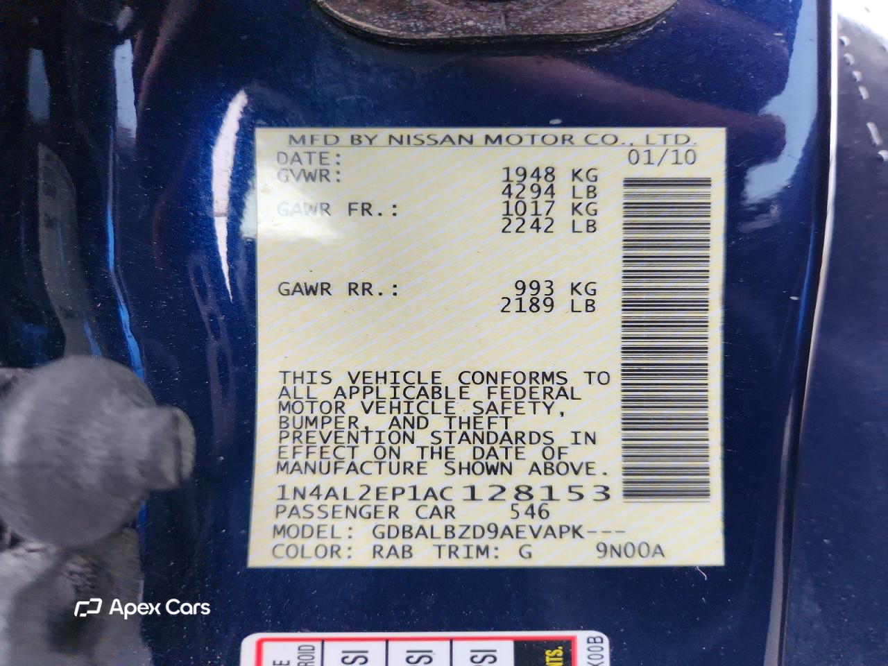 Nissan Altima 2010