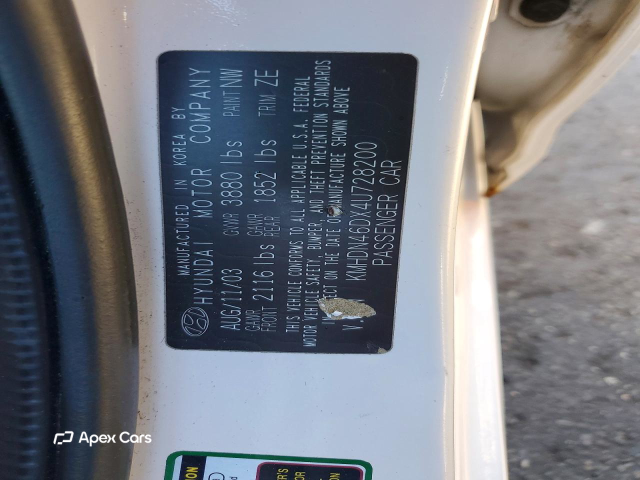 Hyundai Elantra 2004