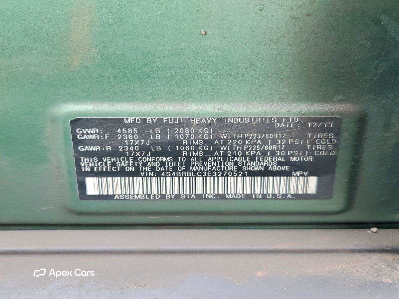Subaru Outback 2014
