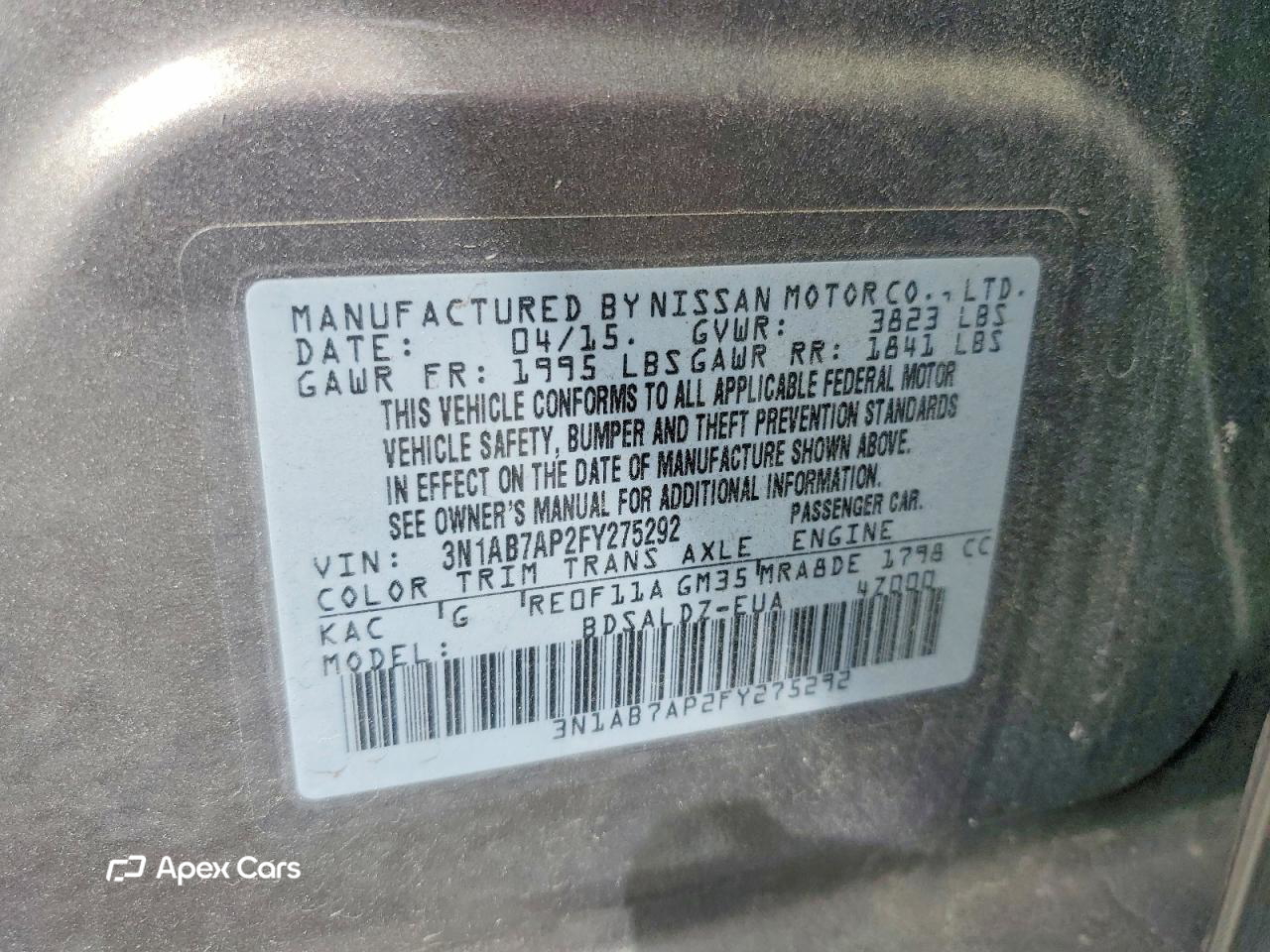 Nissan Sentra 2015