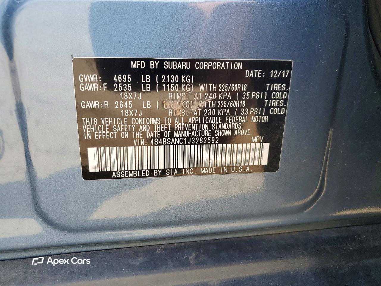 Subaru Outback 2018
