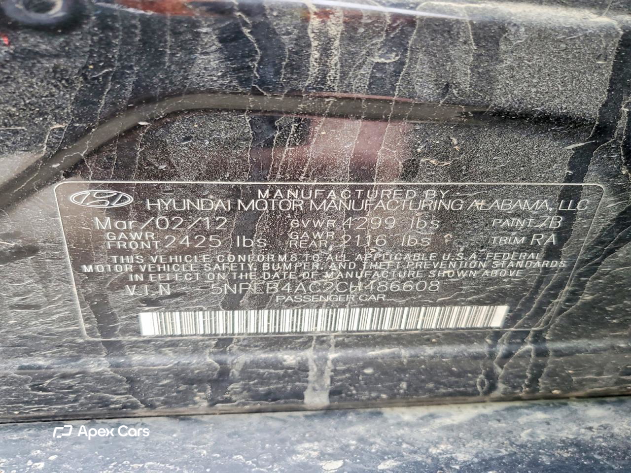 Hyundai Sonata 2012