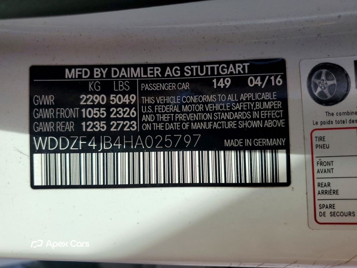 Mercedes-Benz E-klasse 2017